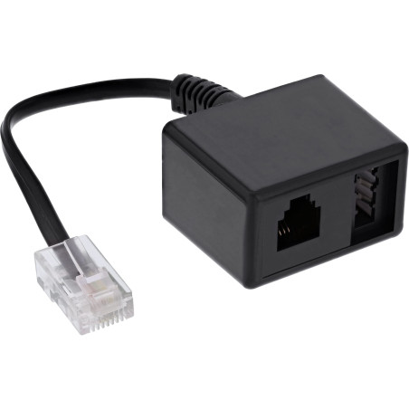 Unbekannt InLine 69943 Câble adaptateur TAE RJ45 mâle vers TAE-N et RJ11 femelle