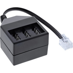 InLine 69942 à RJ11 TAE NFN Noir Câble d'interface et Adaptateur