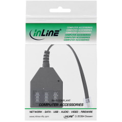 InLine 69942 à RJ11 TAE NFN Noir Câble d'interface et Adaptateur