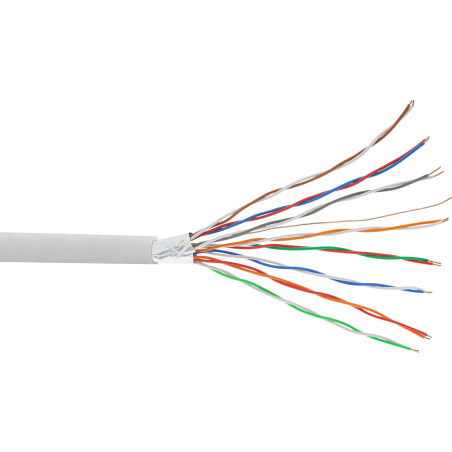 InLine 69978C Câble téléphonique 16 fils 8 x 2 x 0,6 mm à poser, anneau de 25 m