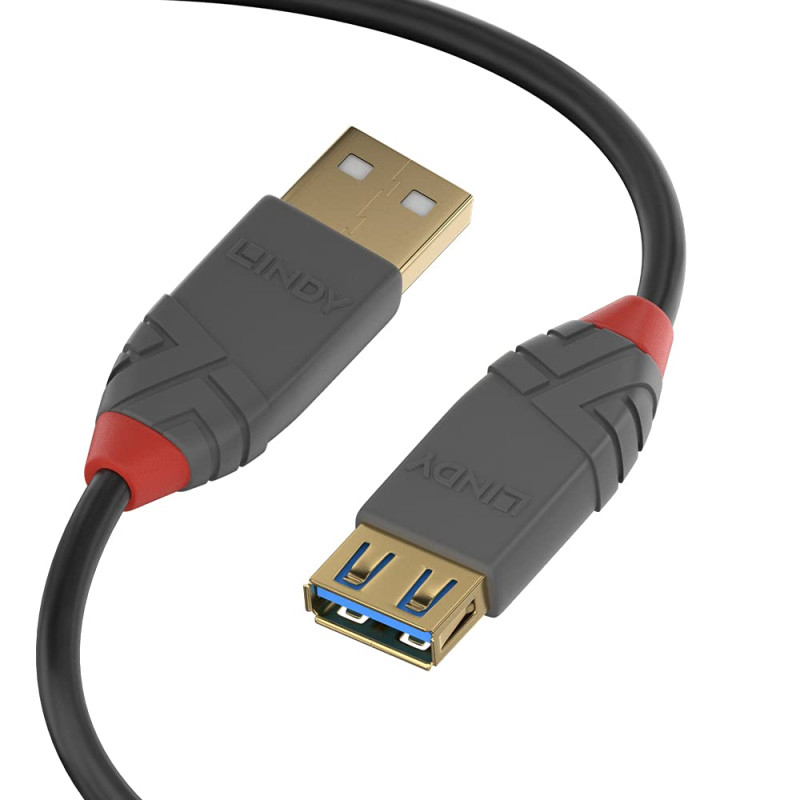 Lindy 36763 Rallonge USB 3.0 Type A 3 M
