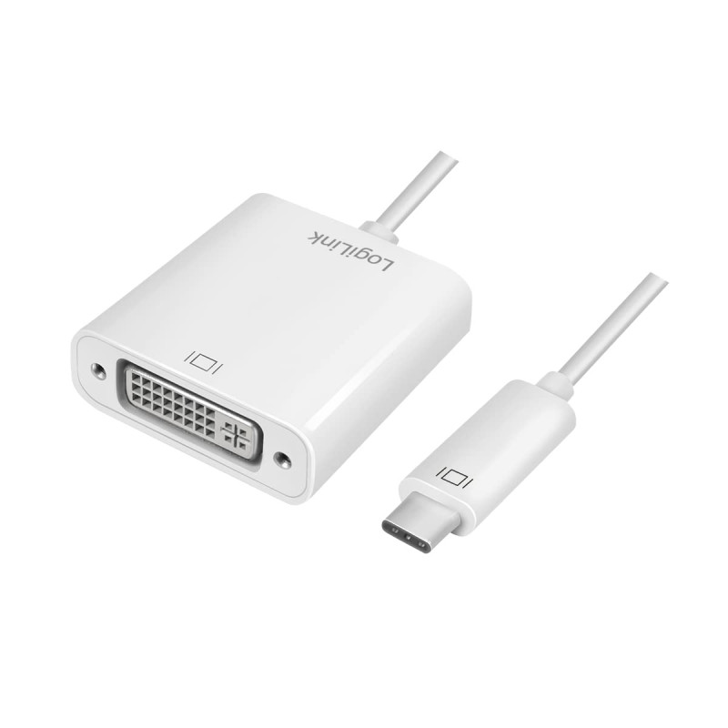 LogiLink UA0245A câble vidéo et Adaptateur 0,14 m DVI USB A Blanc LogiLink UA0245A câble vidéo et Adaptateur 0,14 m DVI USB A Blanc