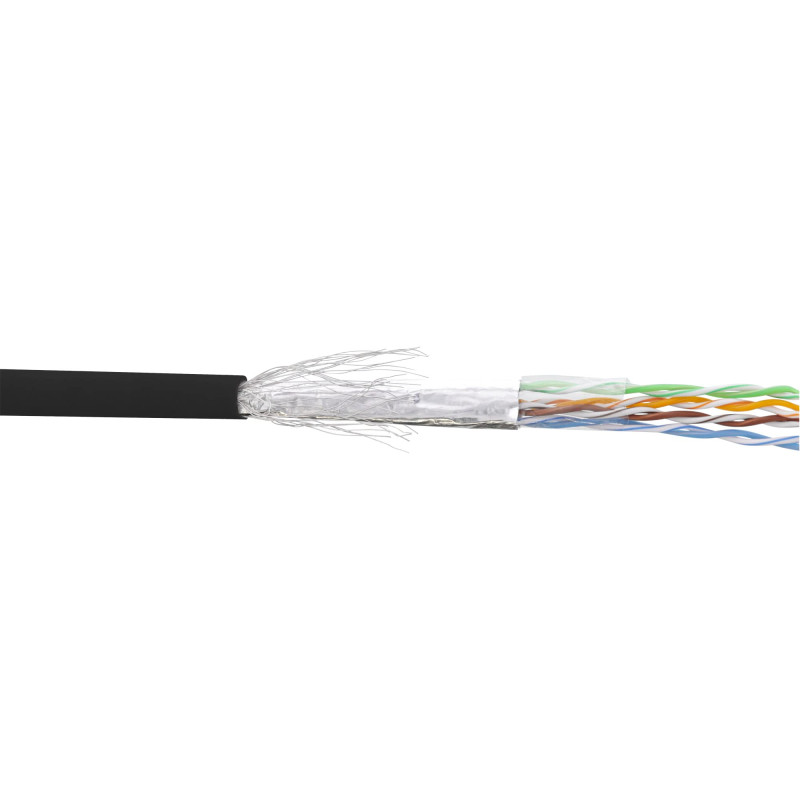 InLine 72099S câble de réseau Noir 100 m Cat5e SF/UTP (S-FTP) InLine 72099S câble de réseau Noir 100 m Cat5e SF/UTP (S-FTP)
