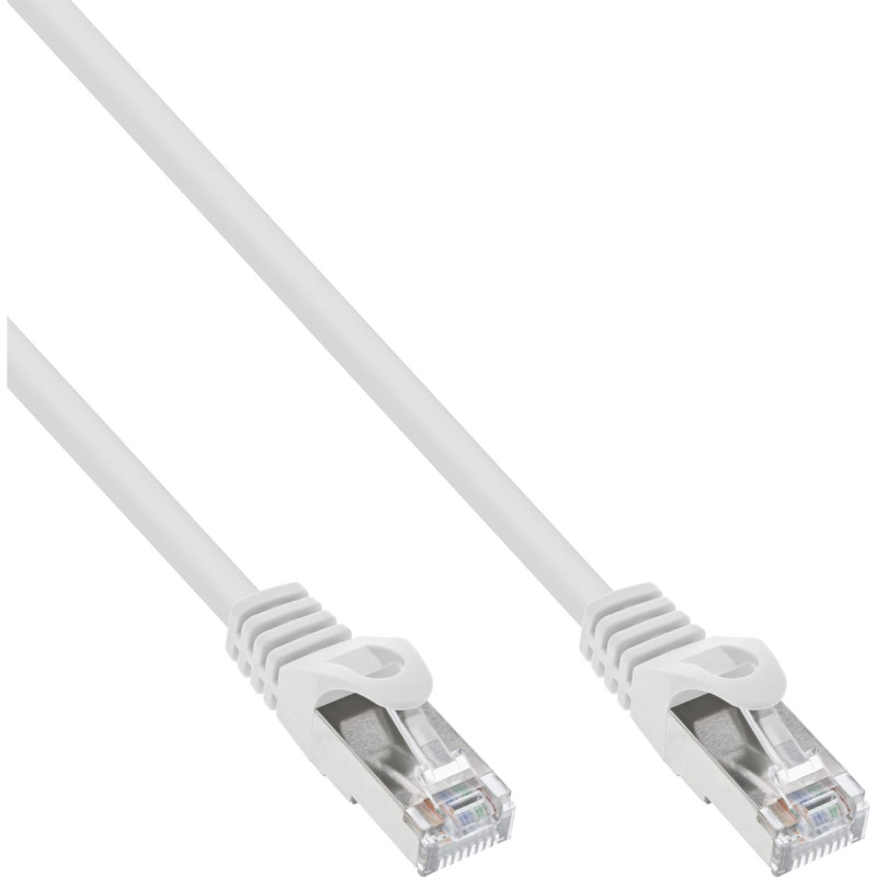 InLine 72550W Câble patch SF/UTP Cat. 5e Blanc 0,5 m