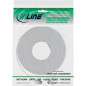 InLine® Câble patch plat U/FTP Cat. 8.1 - TPE sans halogène - Blanc - 7,5 m