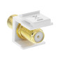 InLine® Keystone Adaptateur de Connexion pour câble Satellite 2 Prises F Blanc InLine® Keystone Adaptateur de Connexion pour câble Satellite 2 Prises F Blanc