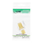 InLine® Keystone Adaptateur de Connexion pour câble Satellite 2 Prises F Blanc InLine® Keystone Adaptateur de Connexion pour câble Satellite 2 Prises F Blanc