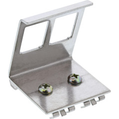 InLine 76203B Support de Module Keystone Snap-in en métal pour Rail Chapeau