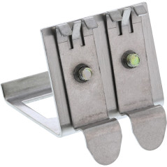 InLine 76203B Support de Module Keystone Snap-in en métal pour Rail Chapeau