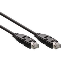 InLine 4043718235254 câble de réseau Noir 1 m Cat6a S/FTP (S-STP)