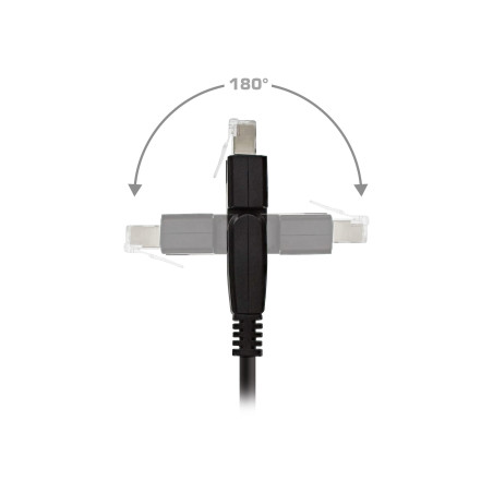 InLine 4043718235254 câble de réseau Noir 1 m Cat6a S/FTP (S-STP)