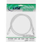 InLine® Câble Patch S/FTP (PiMf), catégorie 8.1, 2000 MHz, sans halogène, cuivre, Gris, 3 m InLine® Câble Patch S/FTP (PiMf), catégorie 8.1, 2000 MHz, sans halogène, cuivre, Gris, 3 m