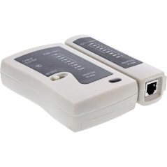 InLine 79998 A Testeur de câble RJ45 avec 9 LED