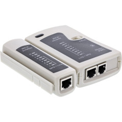 InLine 79998 A Testeur de câble RJ45 avec 9 LED