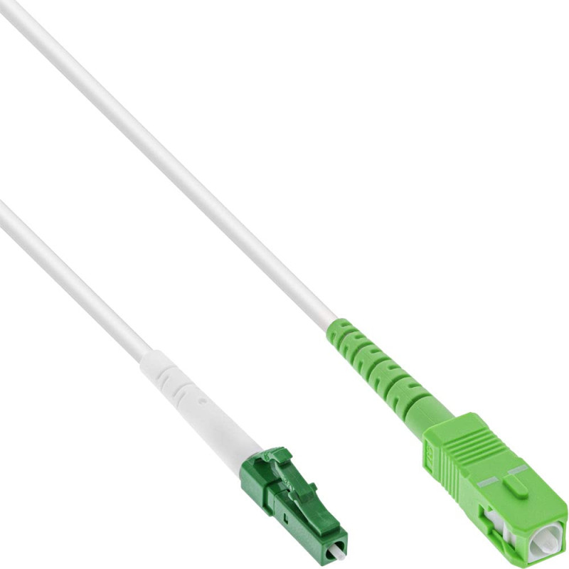 InLine 88403 câble de Fibre Optique 3 m LC/APC SC/APC OS2 Blanc InLine 88403 câble de Fibre Optique 3 m LC/APC SC/APC OS2 Blanc