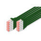 DIGITUS Câble LAN Cat 6-0,25m - 10 pièces - RJ45 Câble réseau - S/FTP Blindé - Compatible Cat 6A & Cat 7 - Vert DIGITUS Câble LAN Cat 6-0,25m - 10 pièces - RJ45 Câble réseau - S/FTP Blindé - Compatible Cat 6A & Cat 7 - Vert