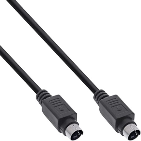 InLine Câble S-VHS 89950 - Fiche mini DIN 4 broches - 2 m