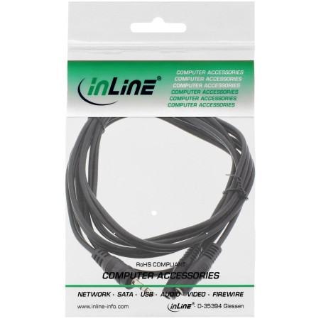 InLine Wentronic 99300A Câble stéréo en Y avec fiche jack 3,5 mm vers 2 prises jack 3,5 mm 1 m