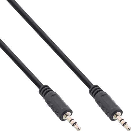 InLine 99932E 0.3m 3,5mm 3,5mm Noir câble Audio