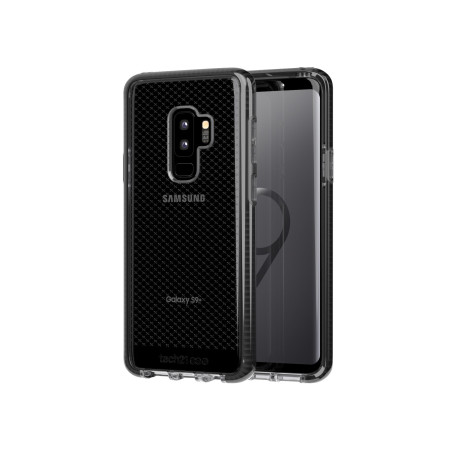 Tech 21 Coque de Protection pour Samsung S9 Plus Smokey Noir Transparent