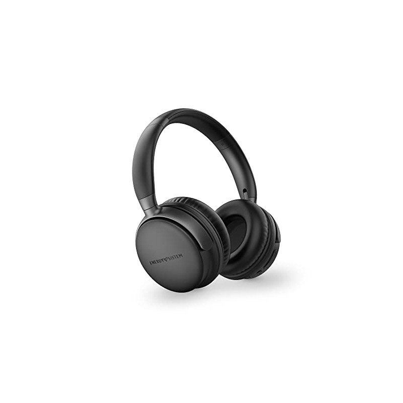 Energy Sistem Power Radio - Casque Bluetooth (Radio FM, autonomie de 45 Heures, Lecteur MP3 MicroSD, Basses Profondes, Coussinet