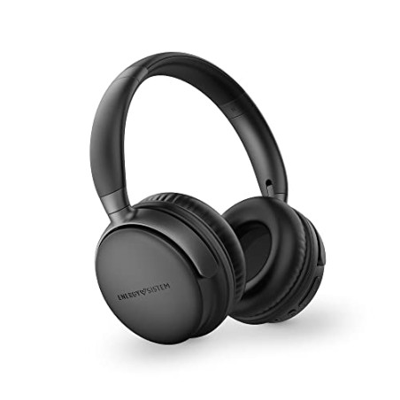 Energy Sistem Power Radio - Casque Bluetooth (Radio FM, autonomie de 45 Heures, Lecteur MP3 MicroSD, Basses Profondes, Coussinet