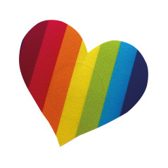 Nipplicious Pezoneras de Corazón Arcoiris