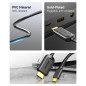 Vention Câble USB C vers HDMI 2 m, 4K@30Hz Adaptateur USB Type C vers HDMI [Compatible Thunderbolt 3] Compatible avec iPad Pro, 