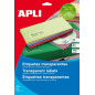 Etiquettes transparentes format 70x37mm par 240
