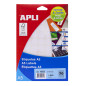 APLI labels A5 Print & Write 19 x 19 mm Blanc 1190pieza (s) – autocollantes (couleur blanc, A5, 19 mm, 19 mm, 190 x 125 x 6 mm, APLI labels A5 Print & Write 19 x 19 mm Blanc 1190pieza (s) – autocollantes (couleur blanc, A5, 19 mm, 19 mm, 190 x 125 x 6 mm,