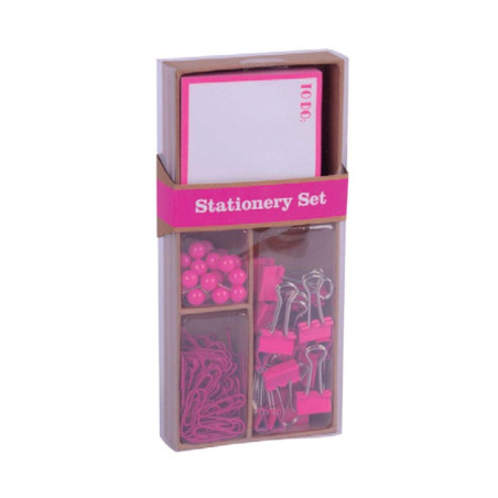 APLI 18424 - Ensemble bureau Fluor Collection - Rose