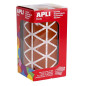 APLI 11496 - Gommettes Triangulaires en rouleau - Couleur : Marron - Dimension : 20mm APLI 11496 - Gommettes Triangulaires en rouleau - Couleur : Marron - Dimension : 20mm