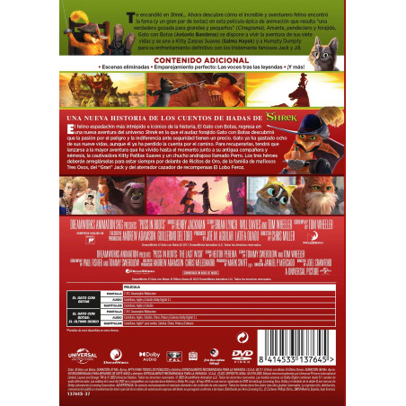 El gato con botas pack 1-2 - DVD