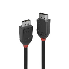 Lindy 36490 Câble DisplayPort 0.5 M Noir