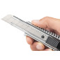 Dahle Fraise professionnelle (lame de 18 mm, boîtier en métal, pour exigences professionnelles) Argent Dahle Fraise professionnelle (lame de 18 mm, boîtier en métal, pour exigences professionnelles) Argent