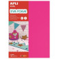 APLI 13556 - Pochette de 10 feuilles de mousse en caoutchouc EVA - Couleur: Jaune, rose, vert et orange fluo - Dimensions: 210x2 APLI 13556 - Pochette de 10 feuilles de mousse en caoutchouc EVA - Couleur: Jaune, rose, vert et orange fluo - Dimensions: 210x2