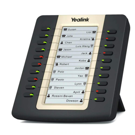 Yealink EXP20 téléphone Fixe Noir LCD
