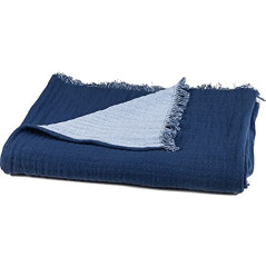 Plaid d'été en coton de la marque Casamoda.