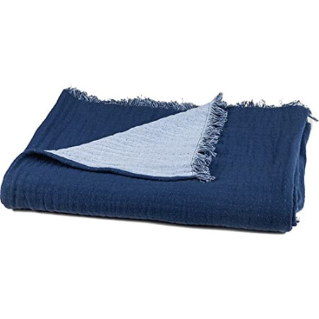 Plaid d'été en coton de la marque Casamoda.