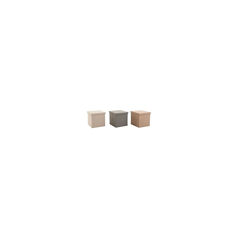 B AND B CAJA PLEGABLE DE TELA CON TAPA - COLORES SURTIDOS B AND B CAJA PLEGABLE DE TELA CON TAPA - COLORES SURTIDOS