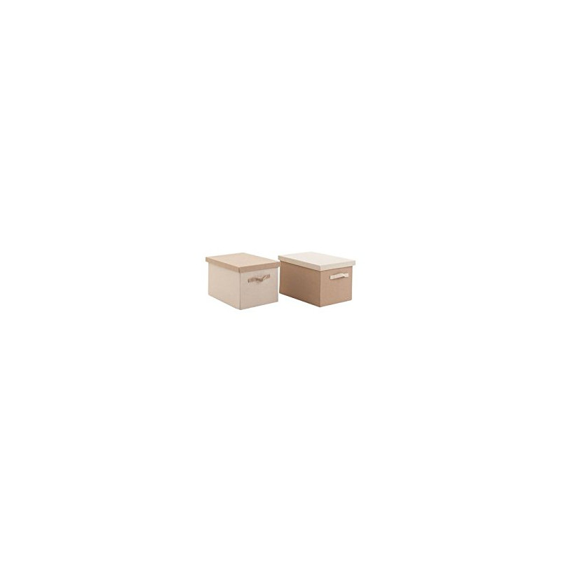 B AND B CAJA DE TELA PLEGABLE CON TAPA - COLORES SURTIDOS B AND B CAJA DE TELA PLEGABLE CON TAPA - COLORES SURTIDOS