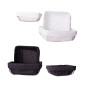 Panier J/3 – Couleurs assorties blanc/noir de la marque B and B. Panier J/3 – Couleurs assorties blanc/noir de la marque B and B.