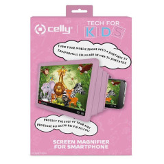 Celly Accessoires Smartphones Marque Modèle Screen Magnifier Kids Pink