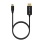 AISENS A109-0686 Câble Convertisseur Aluminium USB-C vers DisplayPort 8K@60Hz USB-C/M-DP/M Noir 0,8 m AISENS A109-0686 Câble Convertisseur Aluminium USB-C vers DisplayPort 8K@60Hz USB-C/M-DP/M Noir 0,8 m