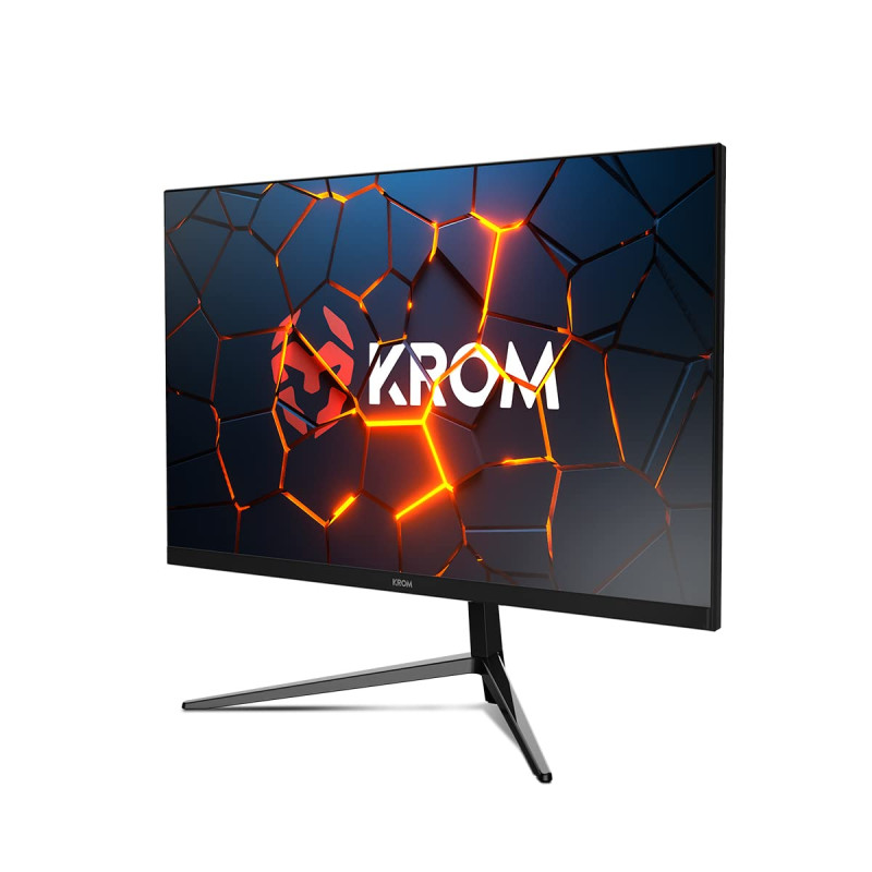 KROM Kertz – Écran Gaming 24" LED RGB, Full HD (1920x1080), 200Hz, 1ms, HDR, Compatible AMD FreeSync et NVIDIA G-Sync, Technolog KROM Kertz – Écran Gaming 24" LED RGB, Full HD (1920x1080), 200Hz, 1ms, HDR, Compatible AMD FreeSync et NVIDIA G-Sync, Technolog