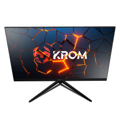 KROM Kertz – Écran Gaming 24" LED RGB, Full HD (1920x1080), 200Hz, 1ms, HDR, Compatible AMD FreeSync et NVIDIA G-Sync, Technolog