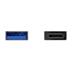 AISENS Mini Adaptateur Aluminium USB 3.2 Gen1 3A Type USB-C/M-A/H Gris