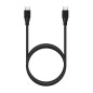 AISENS Câble USB 3.2 Gen2x2 20 Gbps 8k@30Hz 5A 100w E-Marker. Type USB-C/M-USB-C/M. Noir. 0,6 m AISENS Câble USB 3.2 Gen2x2 20 Gbps 8k@30Hz 5A 100w E-Marker. Type USB-C/M-USB-C/M. Noir. 0,6 m