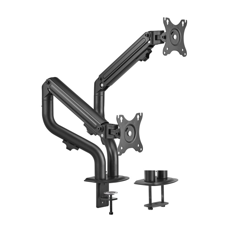 AISENS - DT32TSR-141 - Support de Table Eco Contrepoids Pivotant et Inclinable pour Moniteur/TV 8Kg (3 Pivots, 2 Bras) de 17-32, AISENS - DT32TSR-141 - Support de Table Eco Contrepoids Pivotant et Inclinable pour Moniteur/TV 8Kg (3 Pivots, 2 Bras) de 17-32,