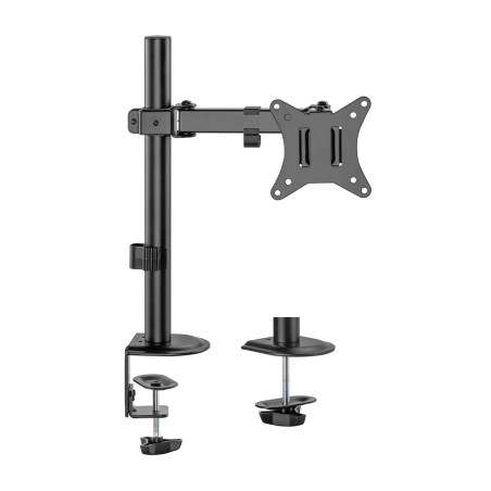 AISENS - DT32TSR-147 - Support de Table Rotatif et inclinable pour Moniteur/TV 9Kg (3 pivots, 1 Bras) de 17-32, Noir
